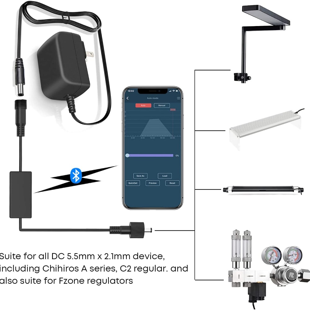 Chihiros Commander 1 Aquarim Bluetooth Draadloze Dimmer Voor Aquarium Led Licht Controller En Fzone Regulators