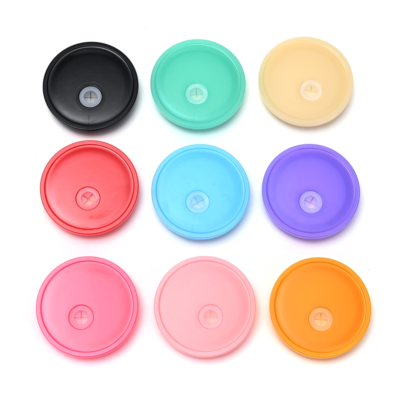 Tampas de copo de 16 onças em várias cores podem ser usadas para copos de 16 onças, garrafas de vidro, tampas de alta qualidade são fáceis de limpar