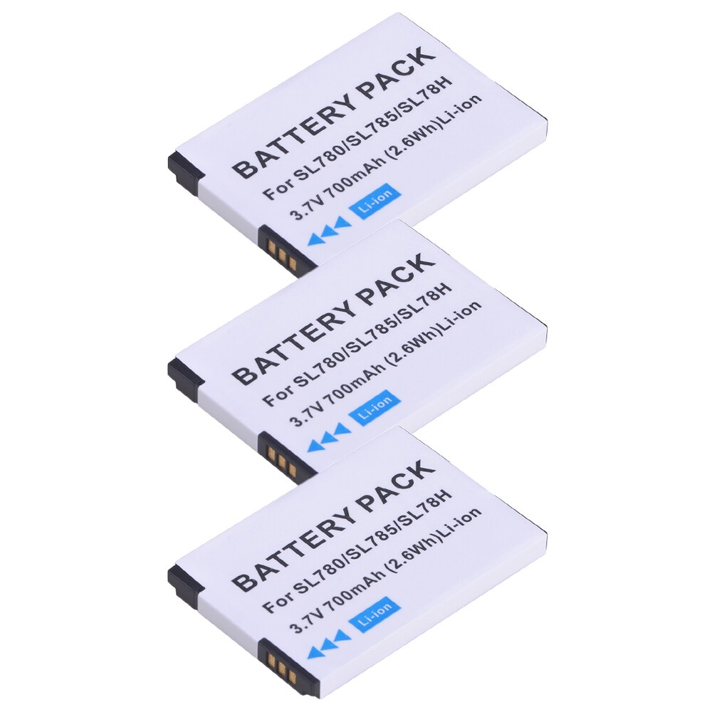 2 stk 700 mah trådløst telefonbatteri til gigaset  sl400, sl400h, sl610h pro , sl788, sl785, sl780, x656: 3 batterier
