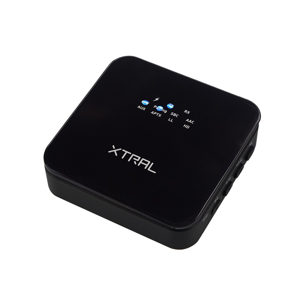 XTRAL Full Screen Bluetooth 5.0 Transmitter and Receiver, 2-in-1 Wireless Bluetooth Adapter, for TV/Home Sound System/Car/Switch