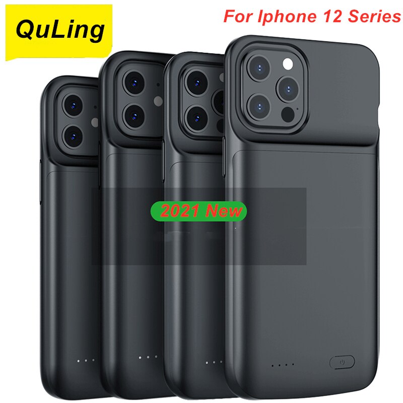 Quling Voor Iphone 12 Mini 12 Pro Voor Iphone 12 Pro Max Batterij Case Battery Charger Bank power Case