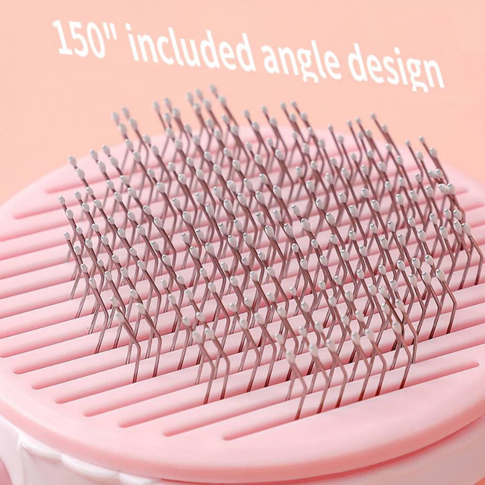 Zelfreinigende Huisdier Ontharing Kam Kat Borstel Hond Haar Kam Voor Kat Hond Grooming Haar Cleaner Brush Dierbenodigdheden kat Accessoires