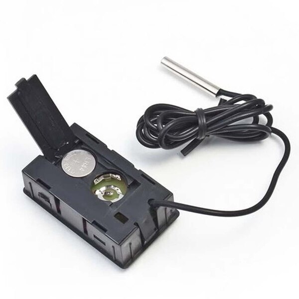 Mini LCD Digitale Thermometer voor Vriezer Temperatuur-50 ~ 110 graden Koelkast Koelkast Thermometer indoor outdoor Sonde 1M 2M