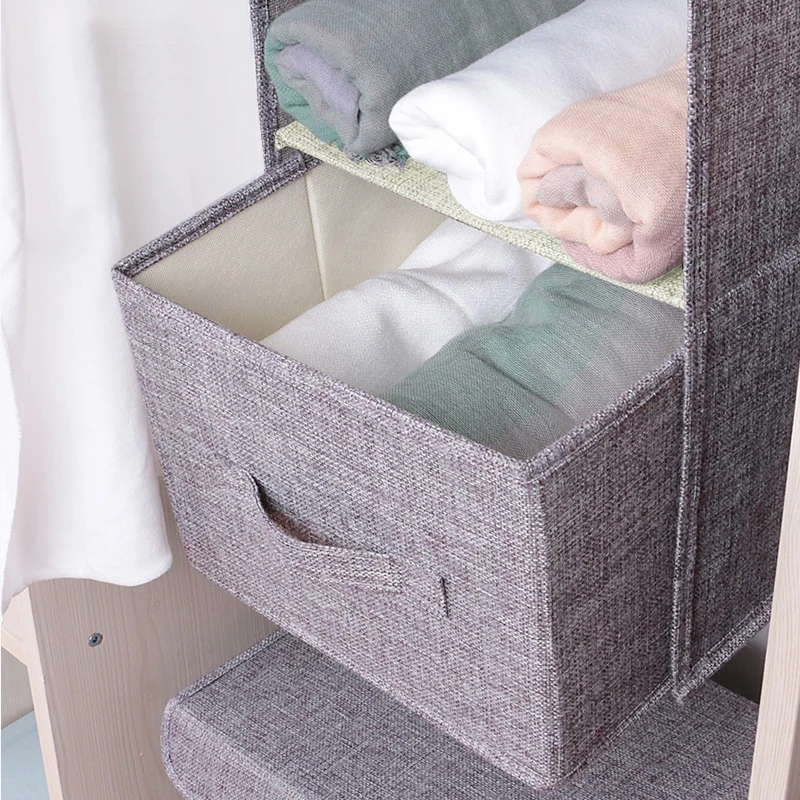Nueva caja creativa para colgar ropa del hogar, cajón, acabado de ropa interior, armario de almacenamiento, estante de almacenamiento, caja de almacenamiento