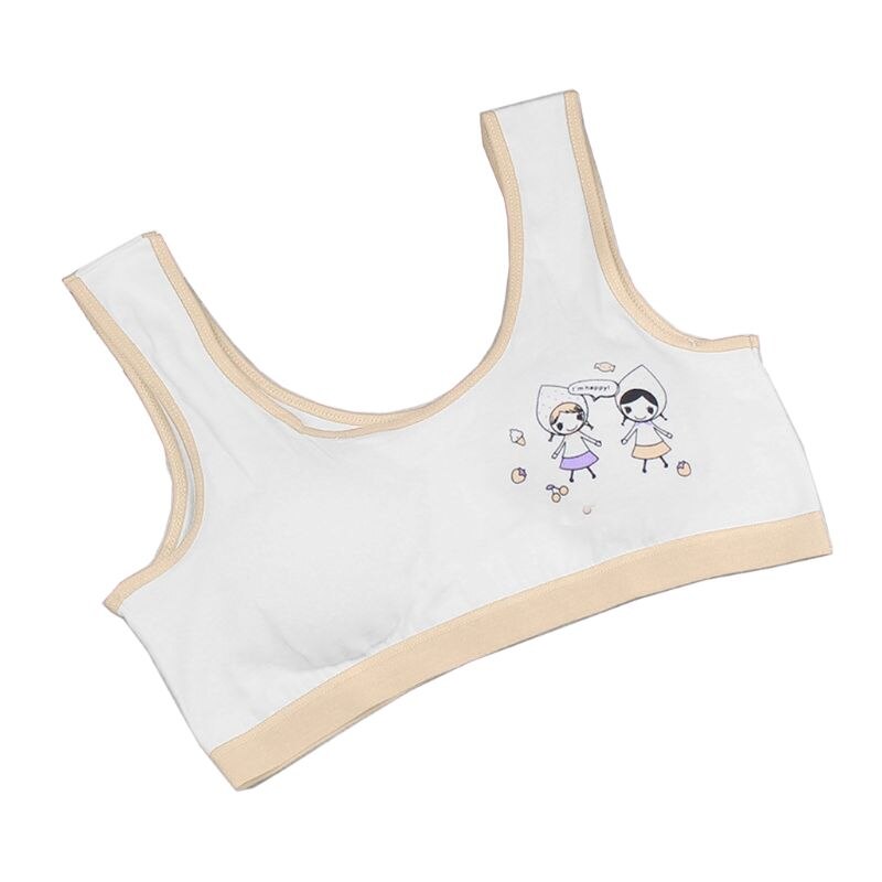 Girl Training Linen Soft Brassiere Sport Girl Bras For Teen Girls Children Topic For Teenagers Vest: FC