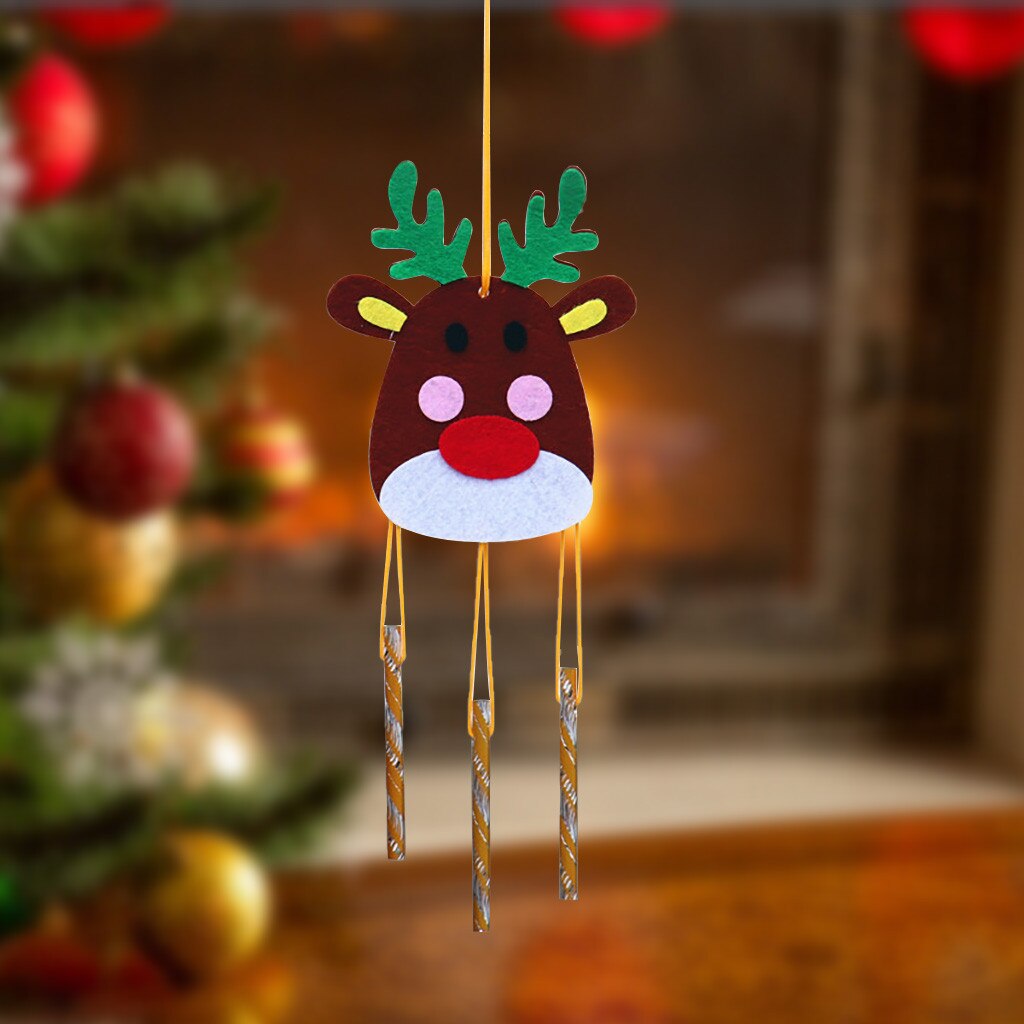 Christmas DIY Handmade Wind Chimes Pendant Prizes And Decorations Christmas Tree Ornaments Navidad Decorations: A