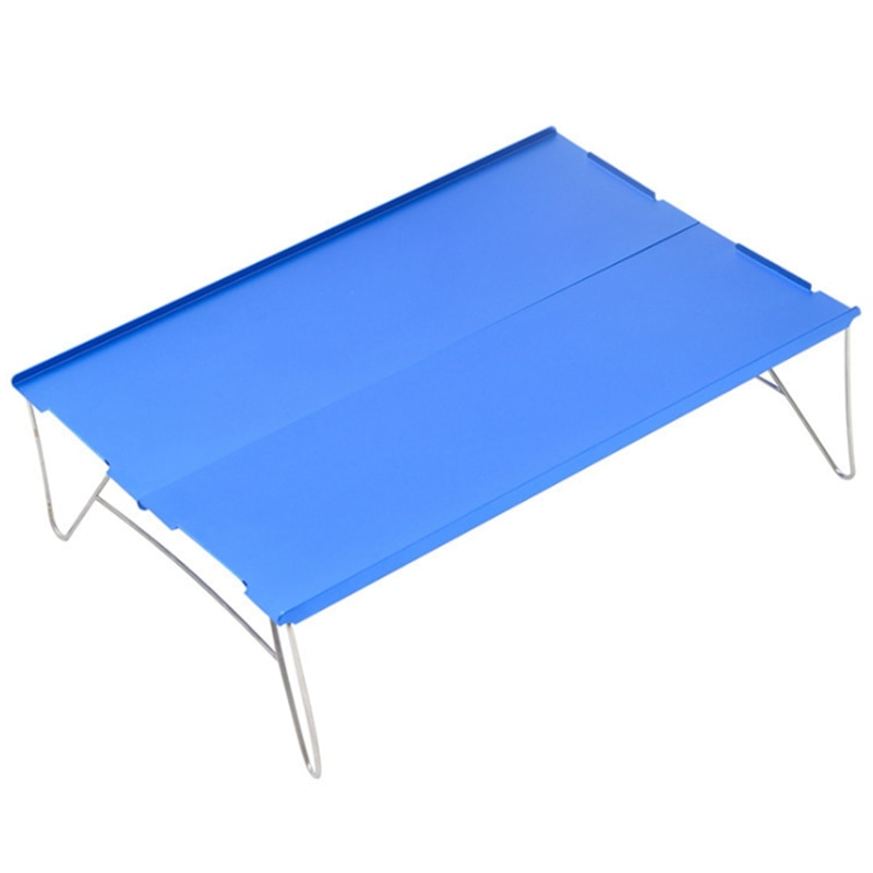 Folding Table Portable Camping Outdoor Furniture Computer Bed Tables Picnic Aluminium Alloy Folding Desk: Default Title