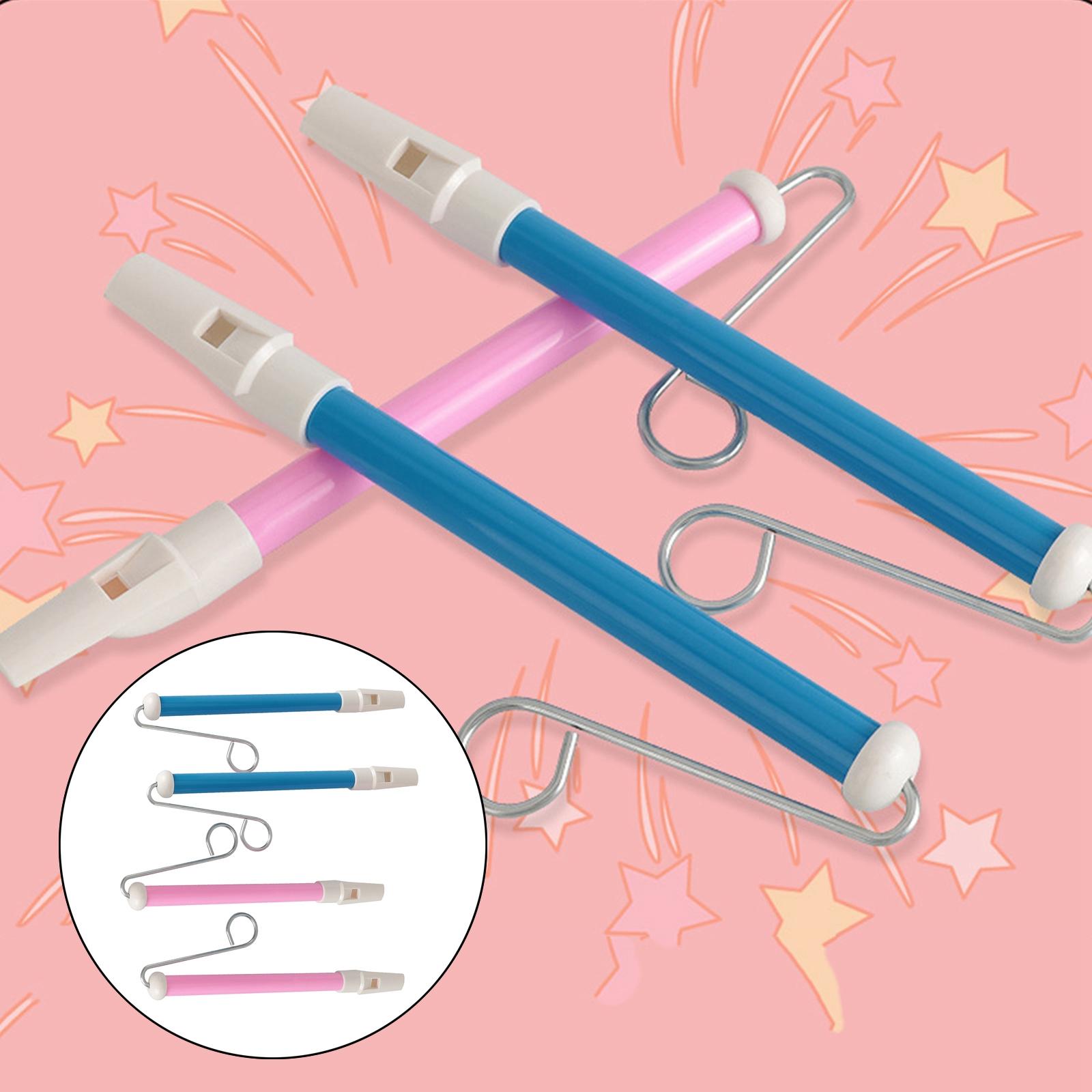Petit sifflet coulissant Piccolo pour enfants, 2 pièces, accessoires de musique, pour fête d&#39;anniversaire, prix scolaires