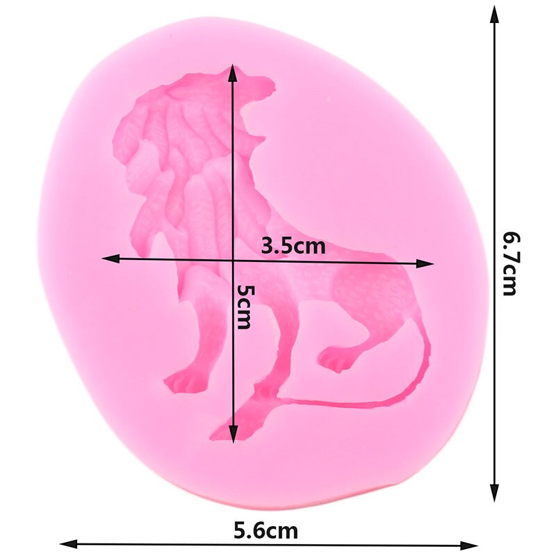 Fondant vorm siliconen krokodil safari dier taarttopper taartdecoratie 8,6 cm hoog
