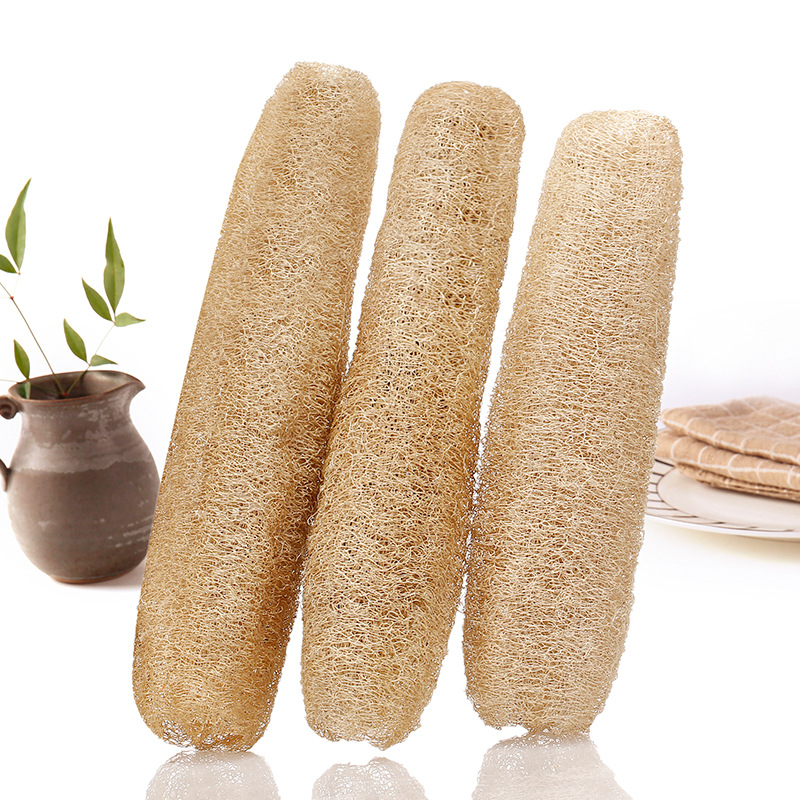 20-25cm Natural loofah for body Shower Sponge Scrubber Luffa Loofa Bathing Massage Pot Bowl Scrubber Spa bathroom accessories