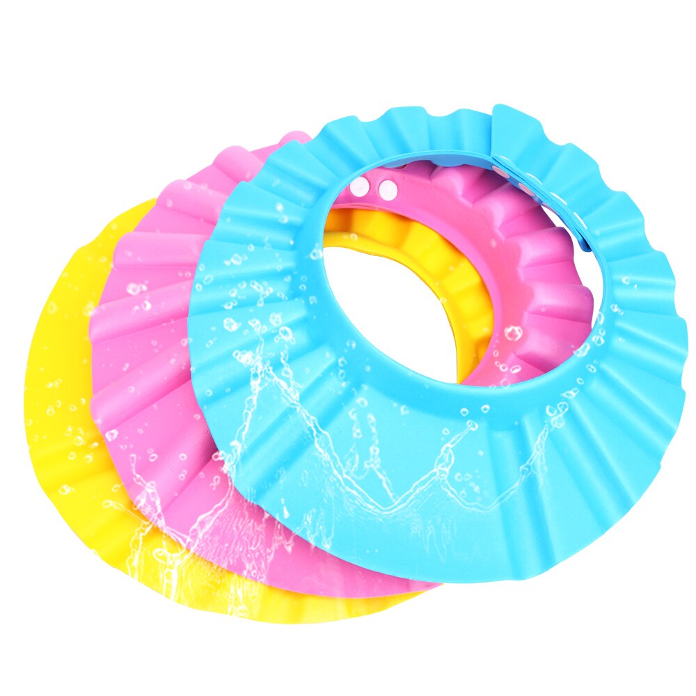 Chapeau De Bain Bébé Couronne - Taille Réglable, Silicone PP/TPE - Pour Shampooing, Protège Les Yeux Et Oreilles - Dès 6 Mois