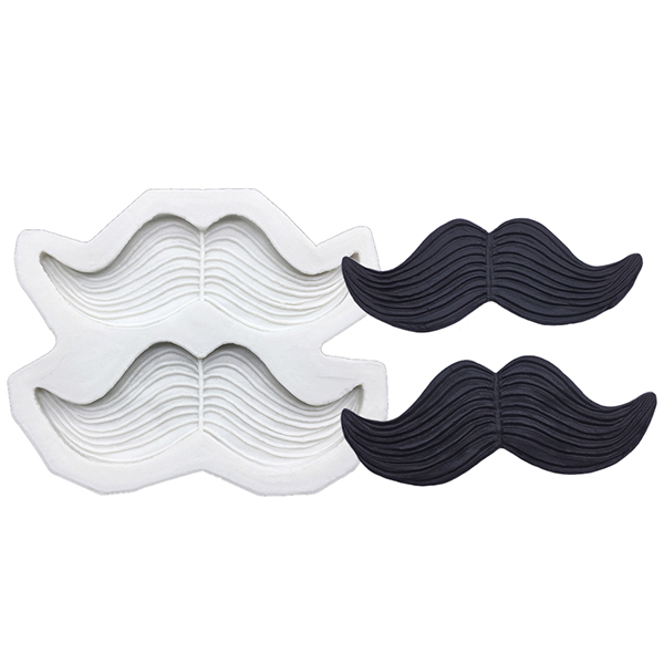 Baffi Archi Cravatta Festa del papà Stampo per zucchero in silicone Stampo per cupcake al cioccolato Stampo per torta fondente Strumenti per decorare: Di Colore Giallo chiaro