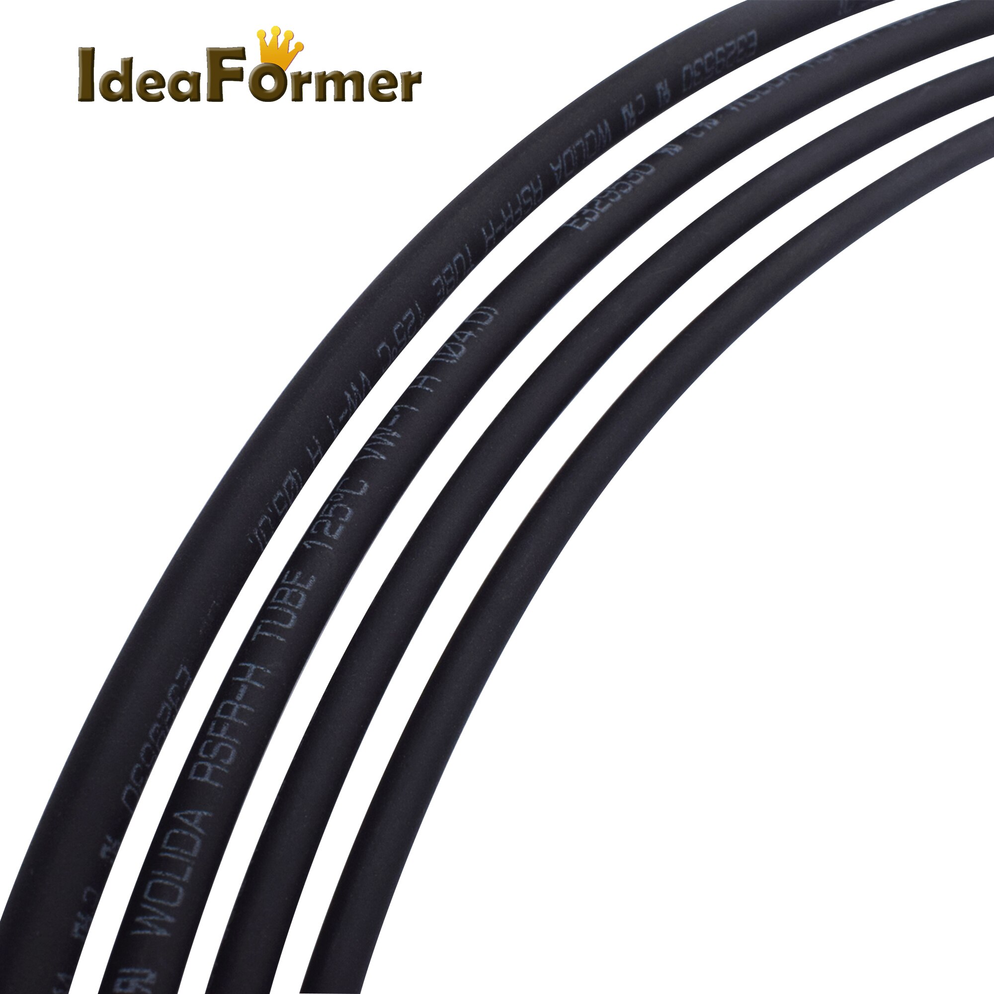 5 metros/lote 2:1 preto 2 3 4 5mm diâmetro heatshrink tubo de tubulação sleeving envoltório fio vender diy conector reparação