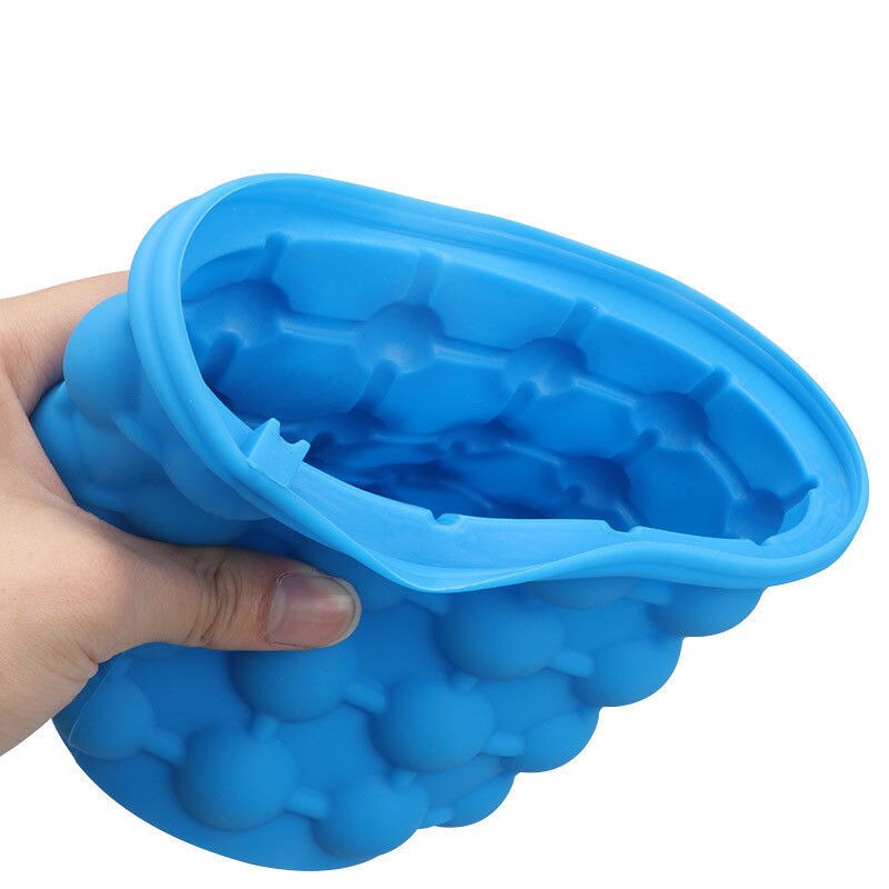 Ice Cube Maker Genie The Revolutionary Space Saving Ice Genie Cube Maker Bucket