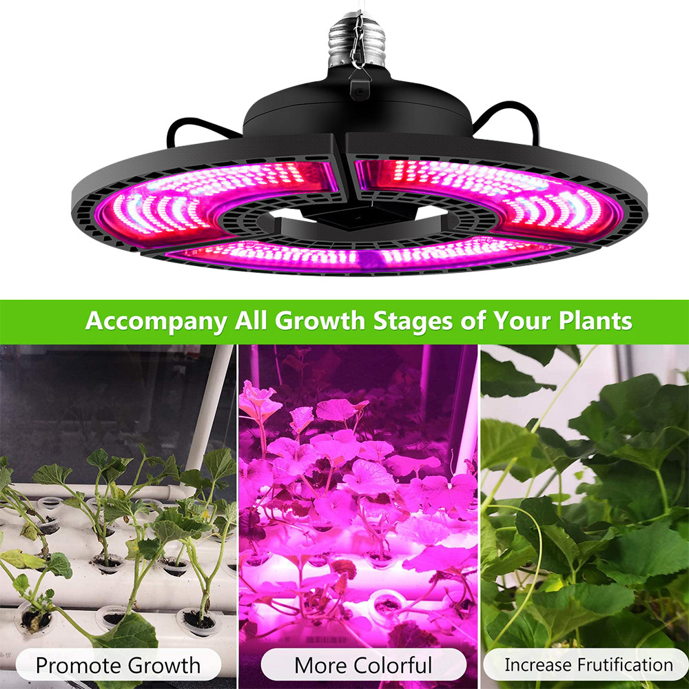 E26/E27 LED Plant Grow Light Bulbs 200W 300W 400W 500W Full Spectrum Phyto Growth Lamp IP55 Waterproof Vegetables Red Blue Light