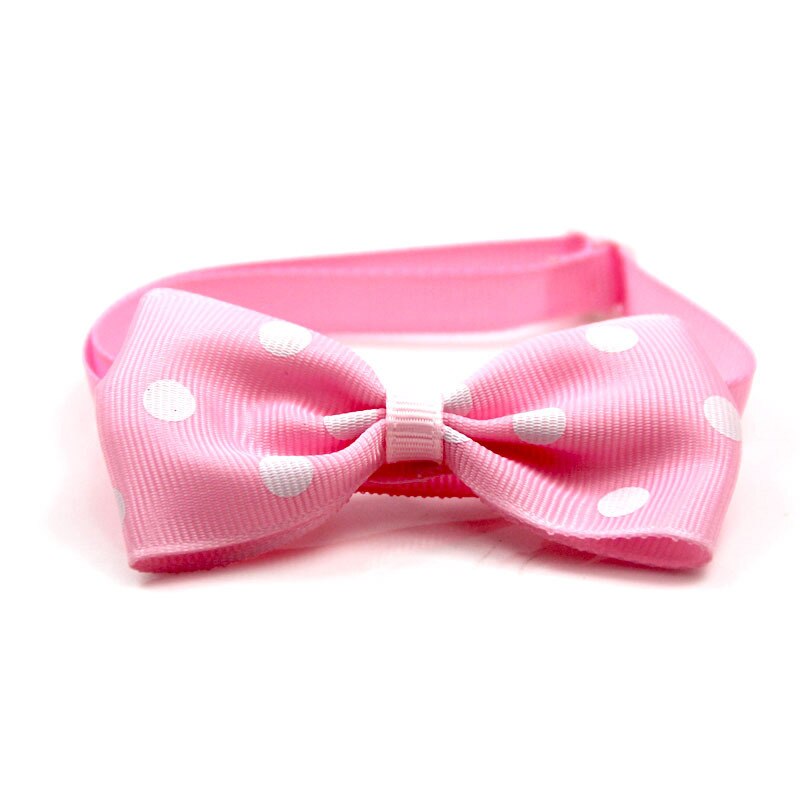 Pet Hond Kat Strikjes Kraag Pet Bows Puppy Kat Stropdassen Strikje Stropdassen Verstelbare Gesp Huisdier Accessoires Hond Kat Grooming levert: Roze