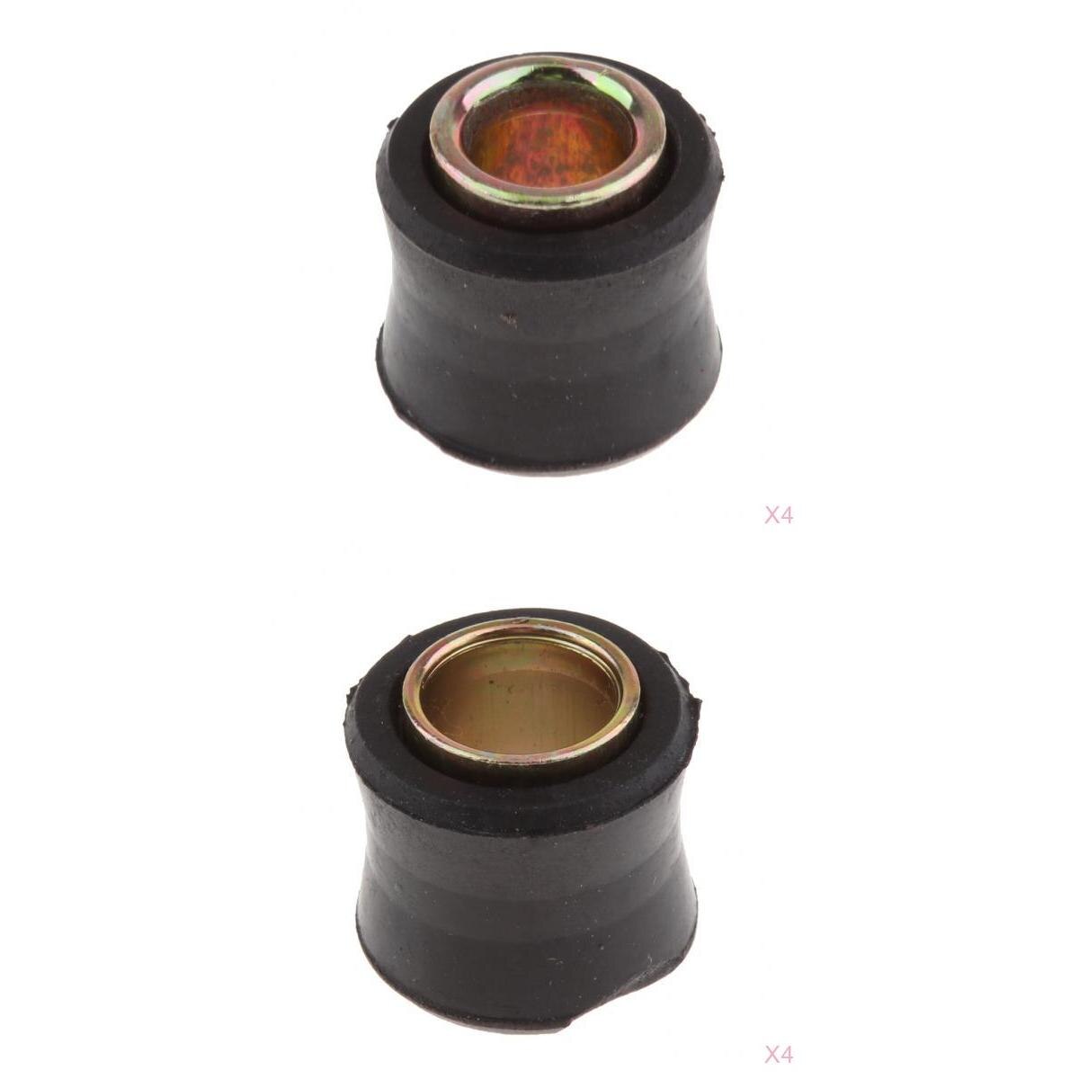 8 pack motorcykel stötdämpare upphängning bussning gummibussning 12mm 10mm