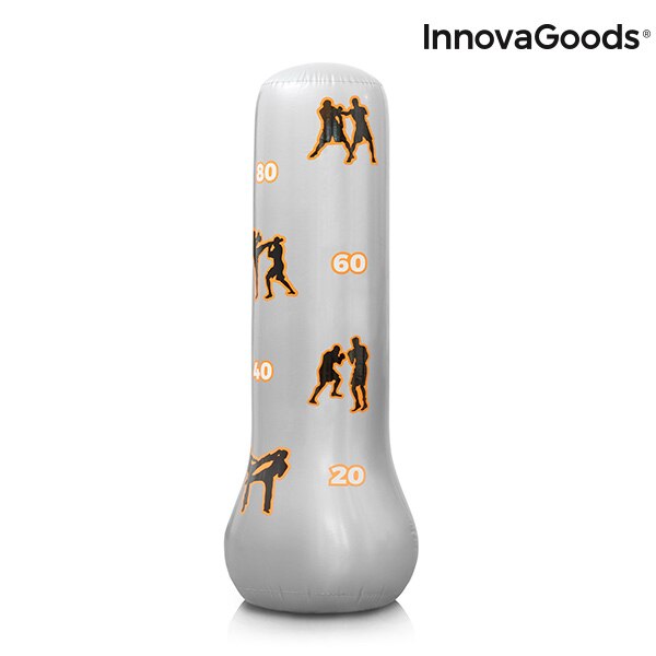 Innovagoods Kinderen Opblaasbare Boksen Punchbag Met Stand Boksen Zak Bokszak Apparatuur Voor Thuis Fitnessapparatuur