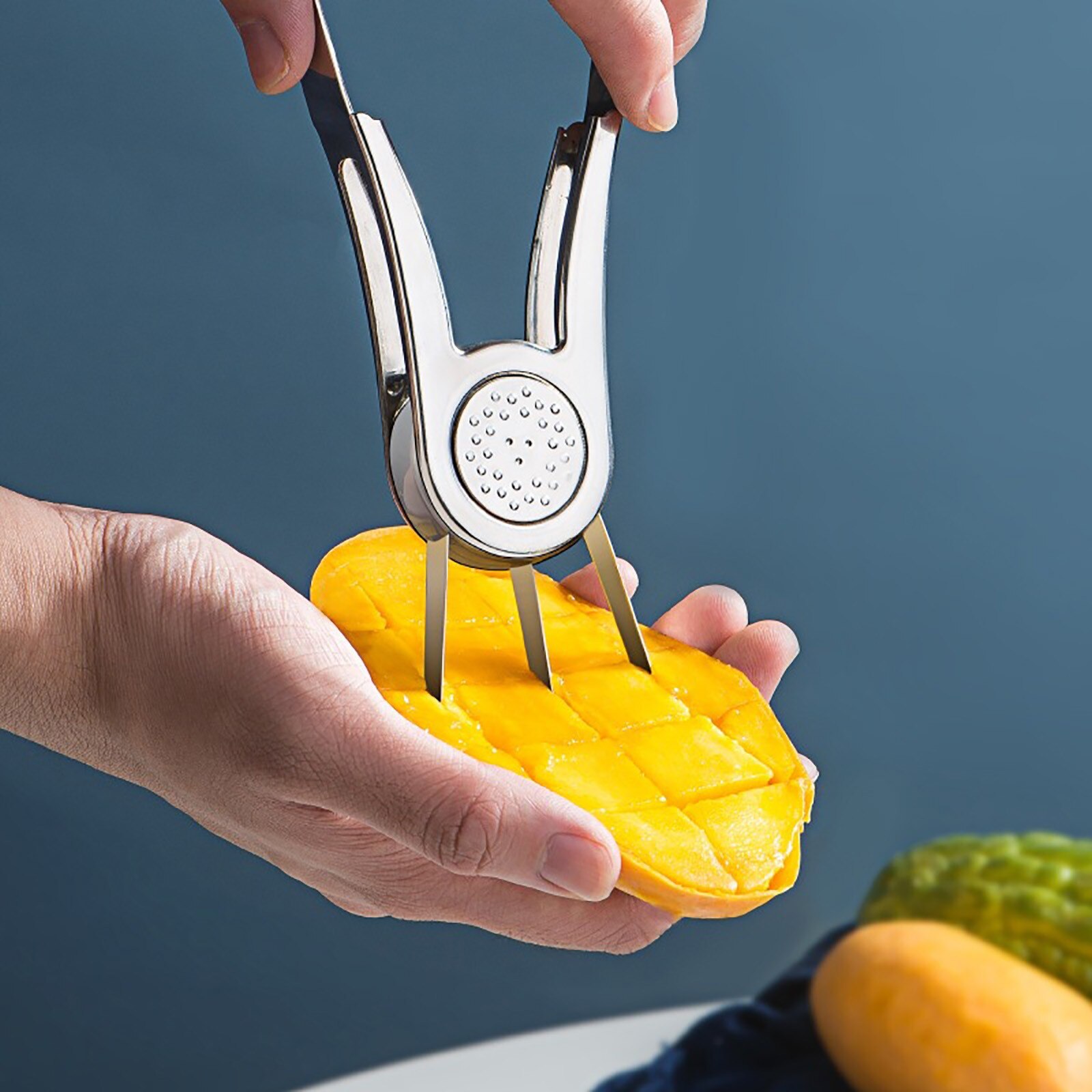 Keuken Accessoires Gereedschap Kiwi &#39;S Mango Snijder Machine Roestvrij Staal Fruit Flesh Separator Dunschiller Для Кухни Для Удобства Кухня