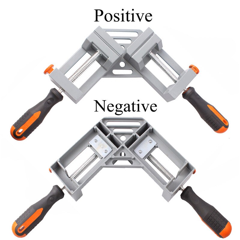 Wood Working Clamps Angle Clamps 90-degree Angle Vise Double Handle Adjustable For Frame Fight Splices Clip Woodworking Tools