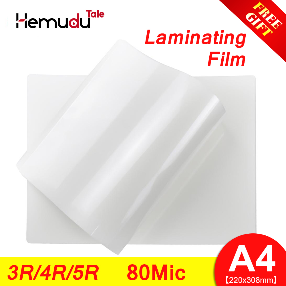 A4/3R/4R/5R Thermal Laminating Film 80mic PET+EVAfor business card strong adhesive Plastifieuse for laminator machine