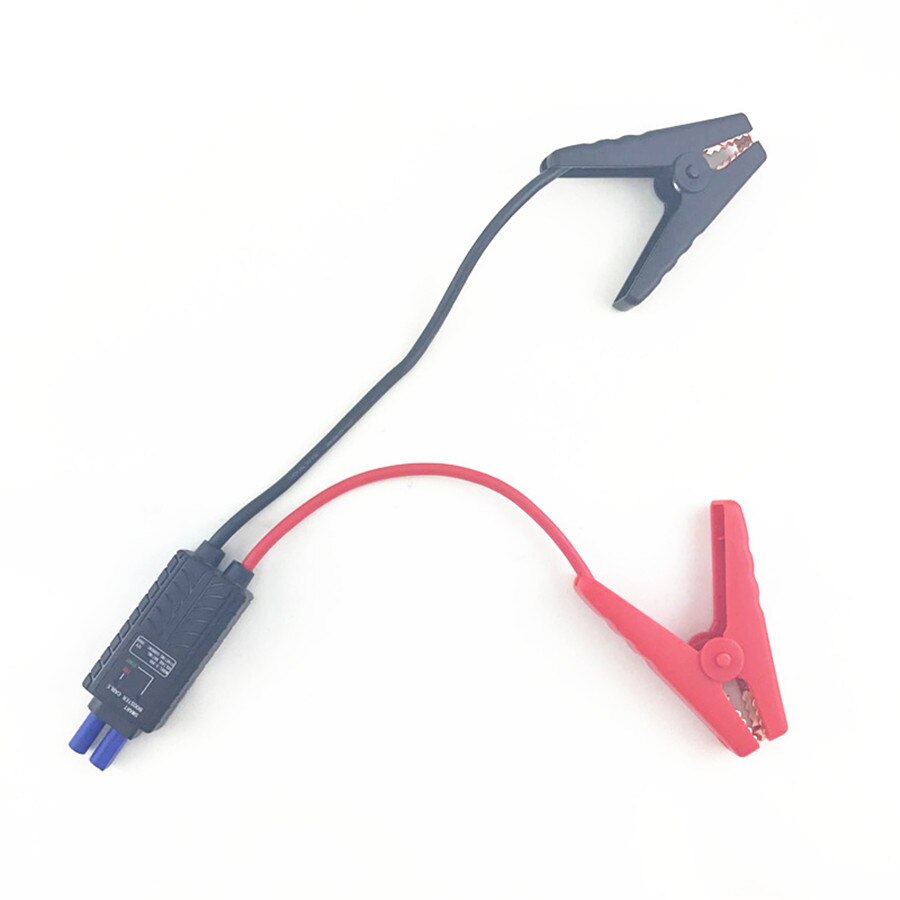 Universal 12V Smart LED Lead Cable Battery Alligator Clamp Clip Emergency Indicator For Car Jump Starter Short-Circuit Protectio