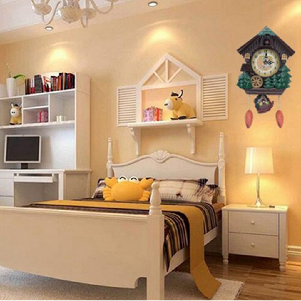 Unique Intelligent Alarm Clock Cuckoo Wall Clock For Home Decor For Kids