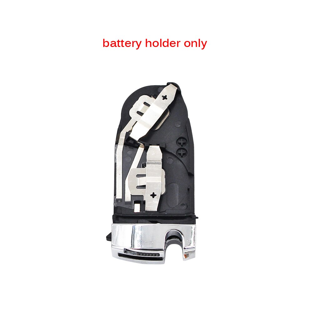 3/4 Button Smart Key Shell for Mercedes Benz W211 A C E G S R SL ML GML CL GL CLS CLA CLK SLK GLK with Battery Holder Small Key: battery holder