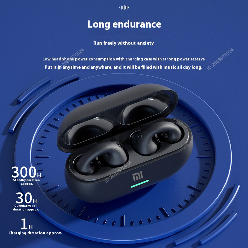 Xiaomi Bluetooth Bone Conduction Earphones Wireless HiFi Stereo Sports Headphones Waterproof with Microphone for Gaming Music