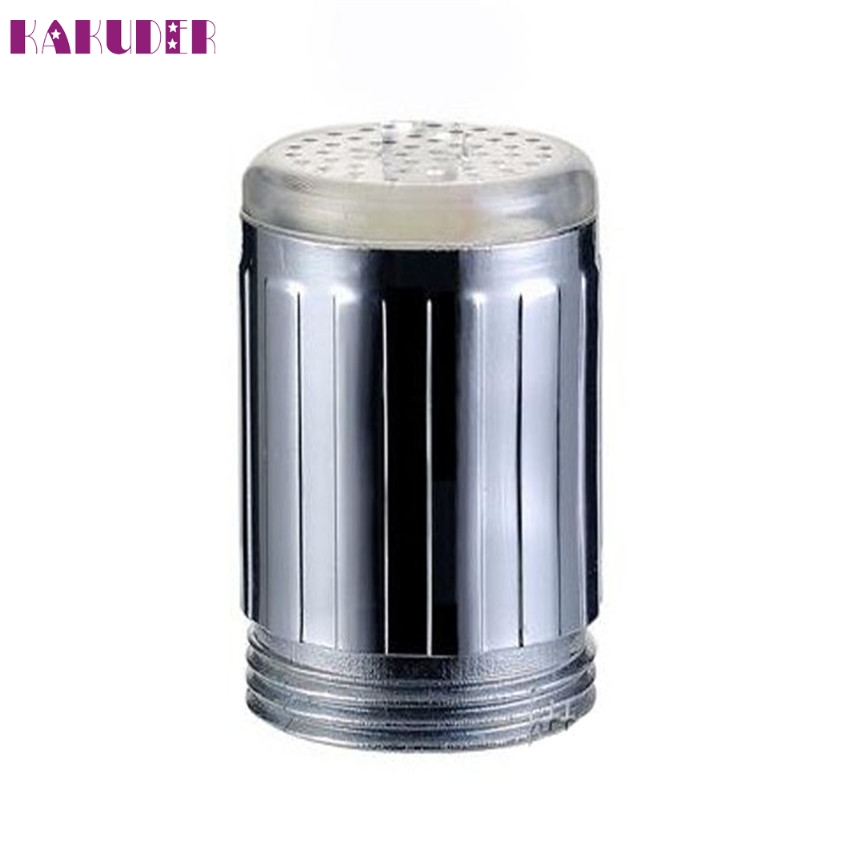 3- farvet led lysskifte vandhane bruser vandhane temperatursensor uden batteri