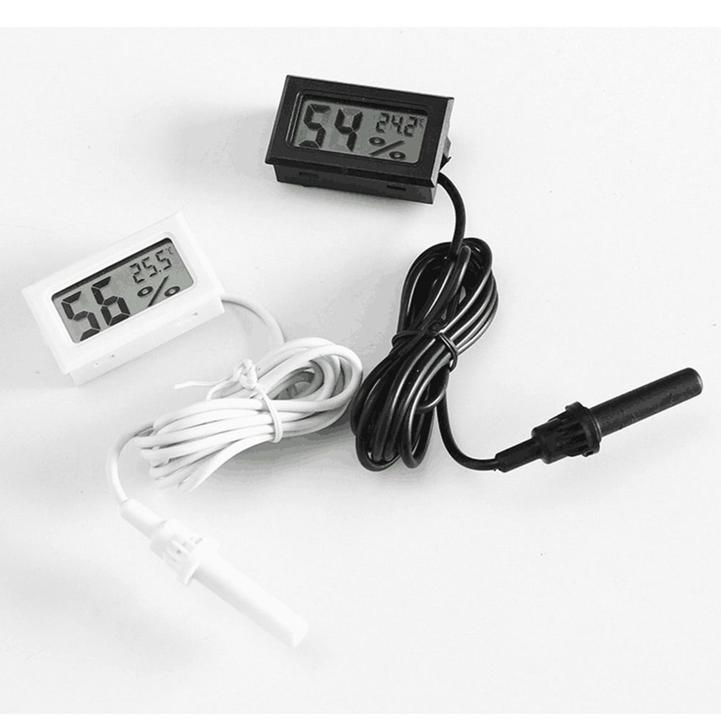 Mini Probe LCD Digital Thermometer Hygrometer Temperature Humidity Meter Digital Display