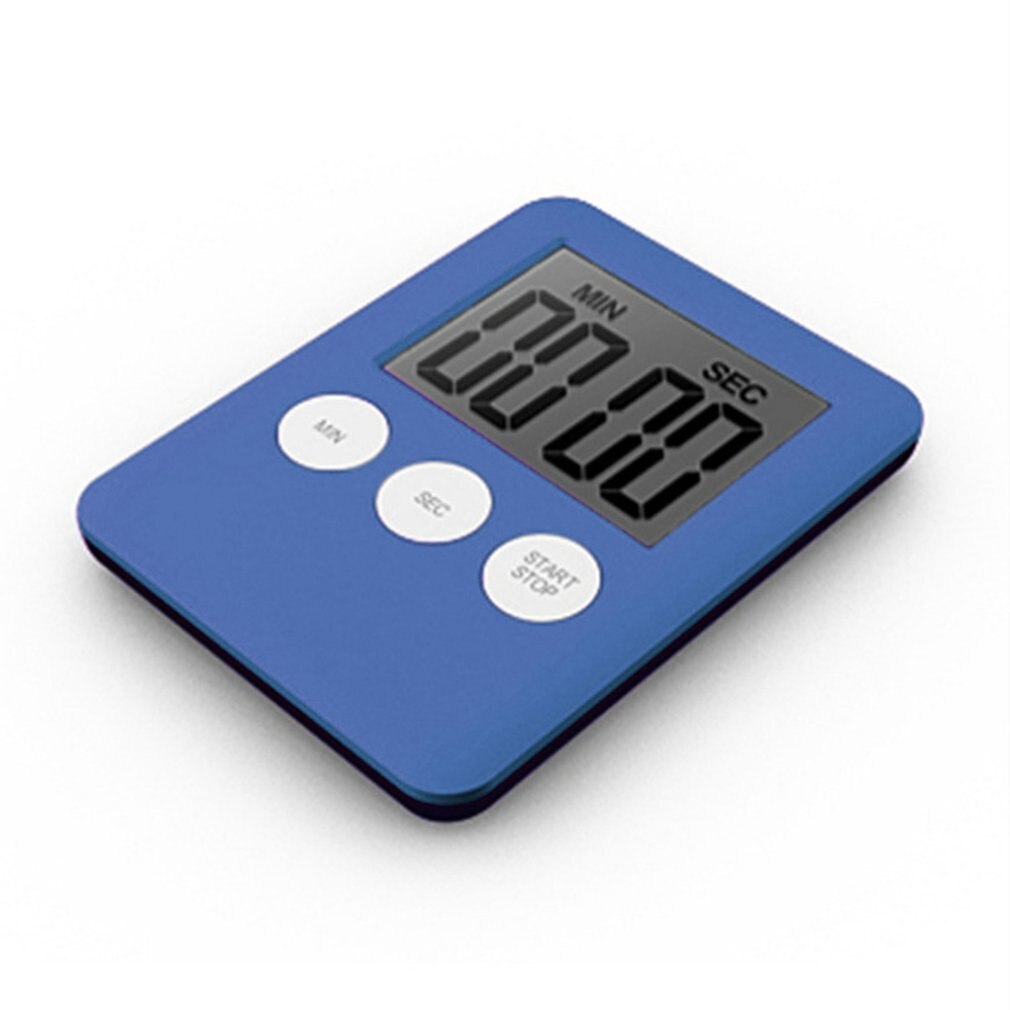 Led Digital Kitchen Electronic Timer Countdown Medication Reminder Kitchen Timer Portable: Orange