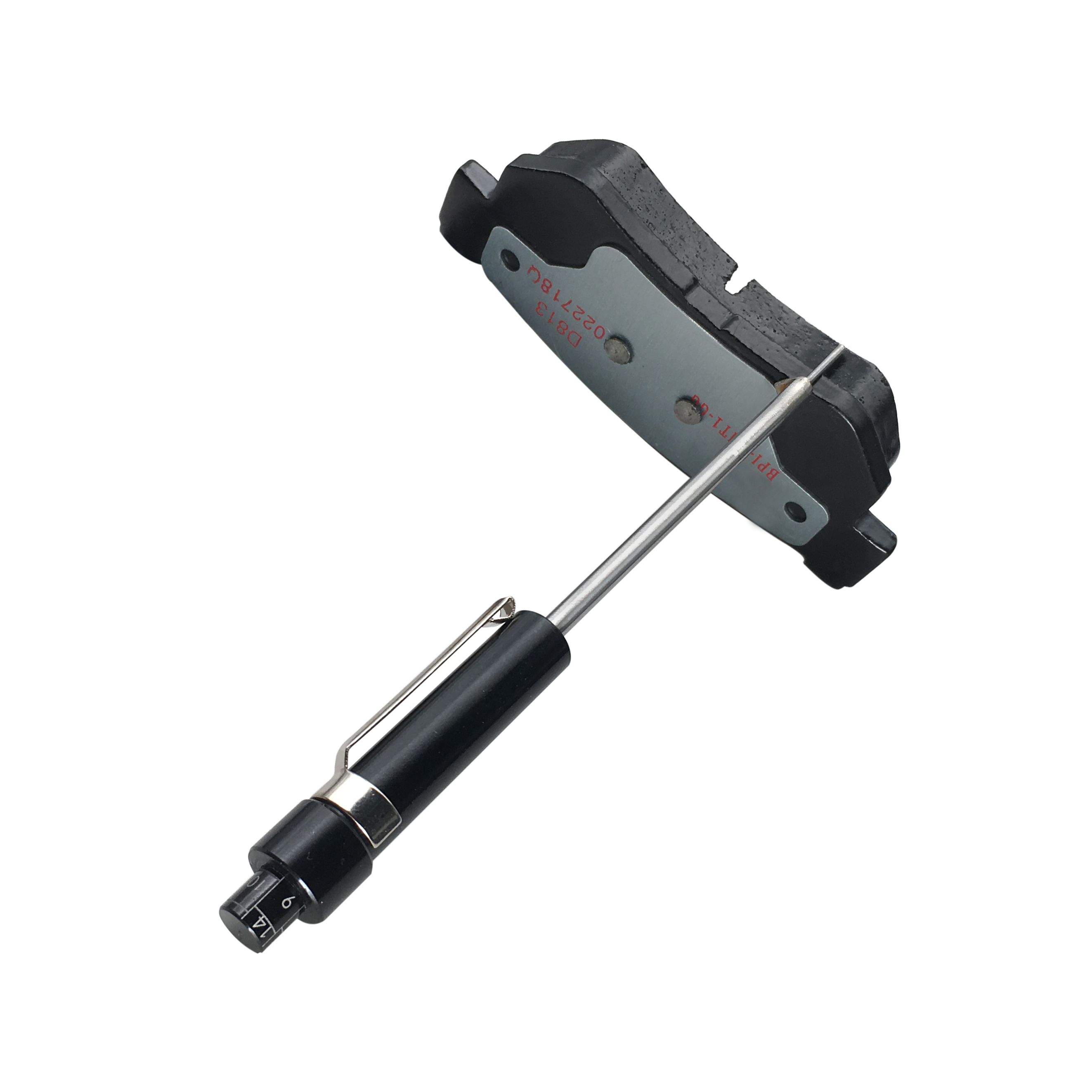 Brake Pad Measuring Gauge Brake Pad Scale Brake Pad Detection Pen Brake Pad Test Special Tool for Car Tire