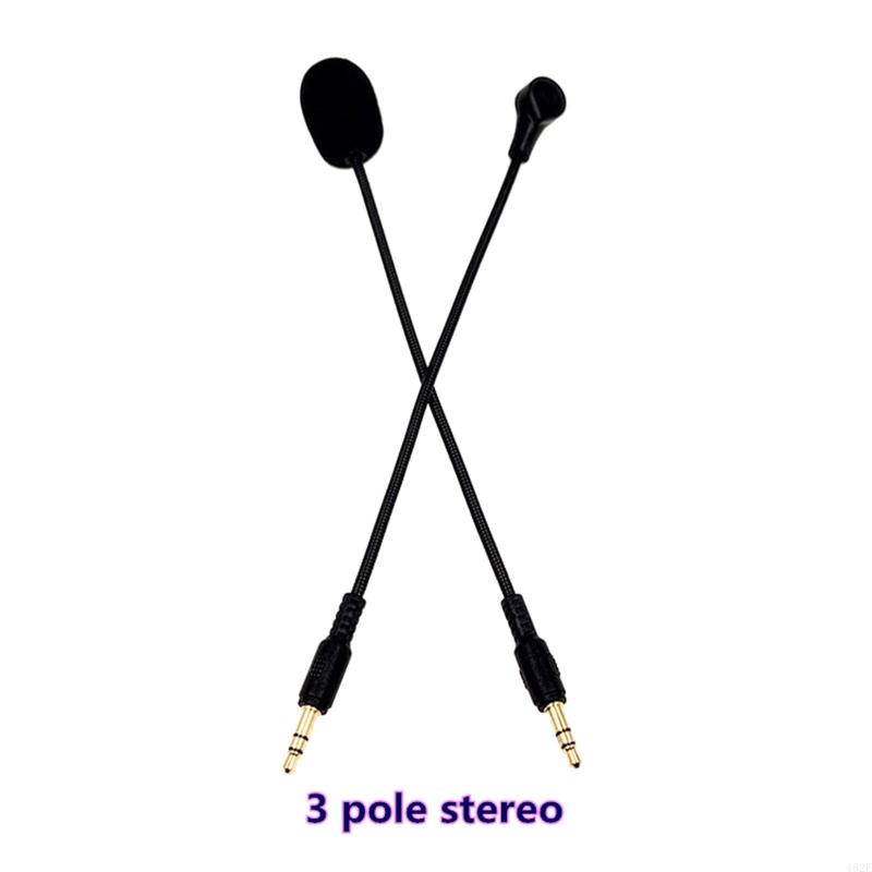 462e Universal 3,5mm plugue plugue Redução ruído Microfone Gaming Headset Bendable Microfone Acessórios áudio