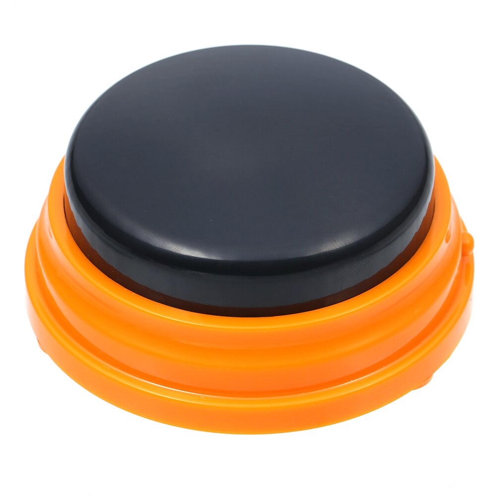 Recordable Talking Button Voice Recording Sound Button for Kids Pets Interactive Toy Phonograph Answering Buttons Noise Makers: Orange