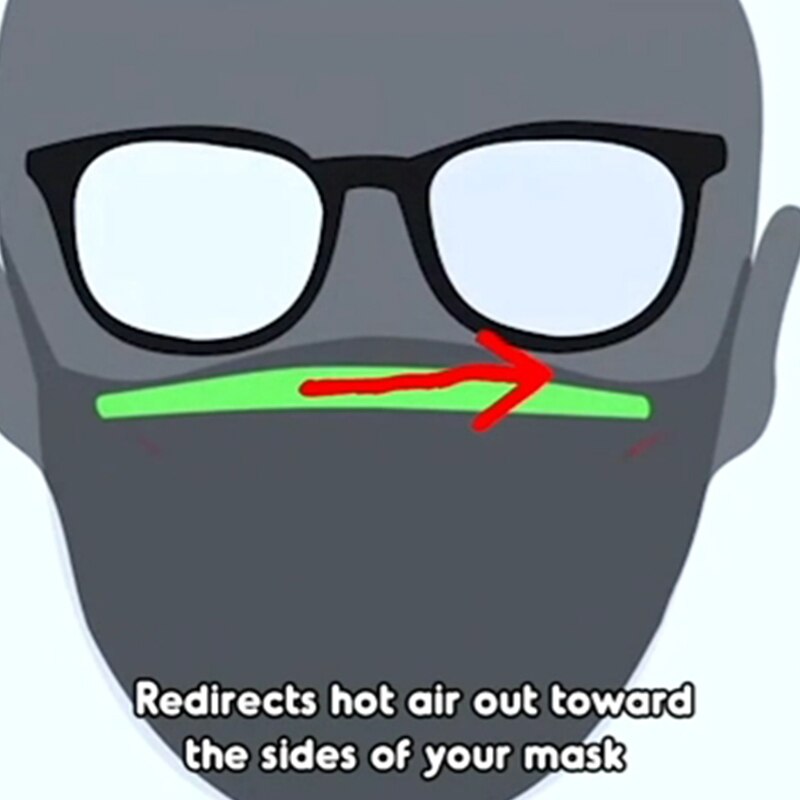 Wiederverwendbare Silikon Maske Halterung Clip Nase Brücke Silikon Halterung Anti-Beschlagen Brille Maske Zubehör Anti-Leckage Nase Pad
