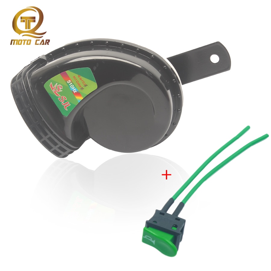Klaxon sonore universel de moto, interrupteur sonore, sirène sonore, pour voiture électrique, Scooter, mobylette, motocross, ATV, véhicule