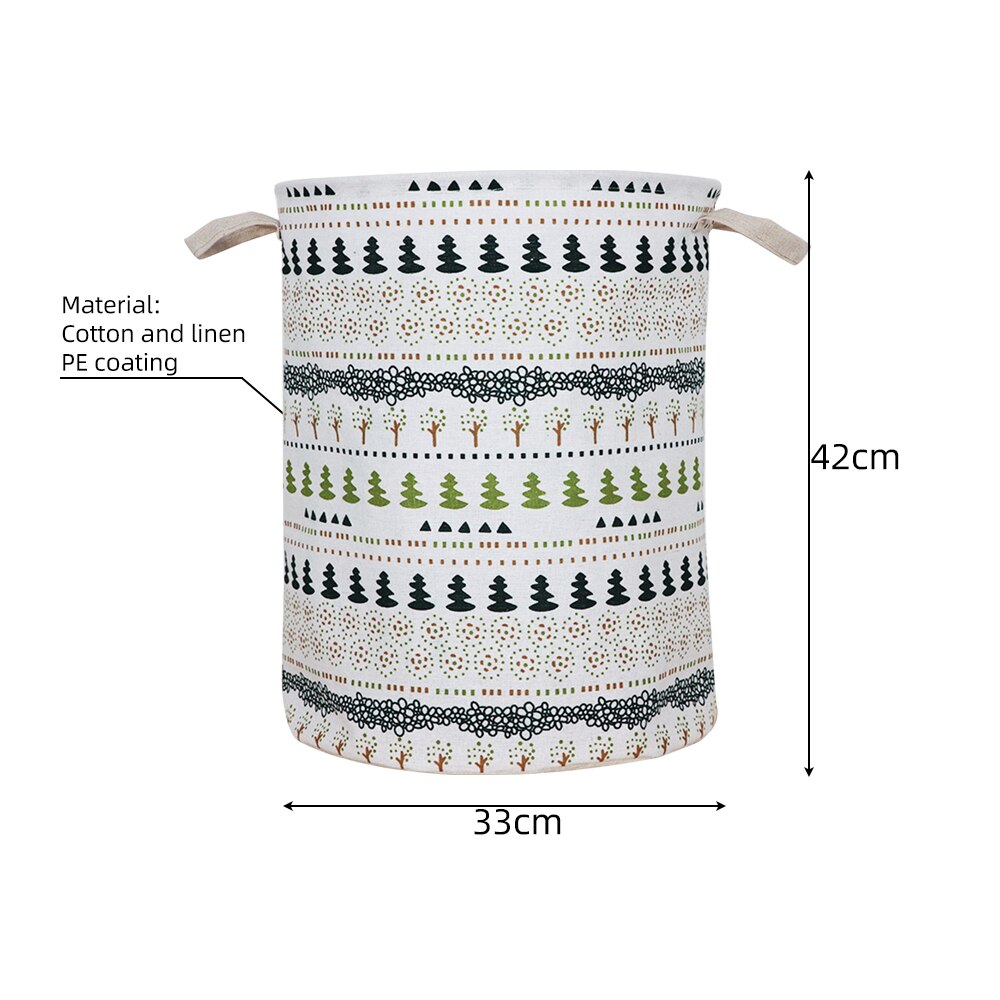 Canvas Waterdichte Wasserij Organisator Mand Grote Capaciteit Wasmand Vuile Kleren Opbergtas Speelgoed Thuis Opslag Bin: Z
