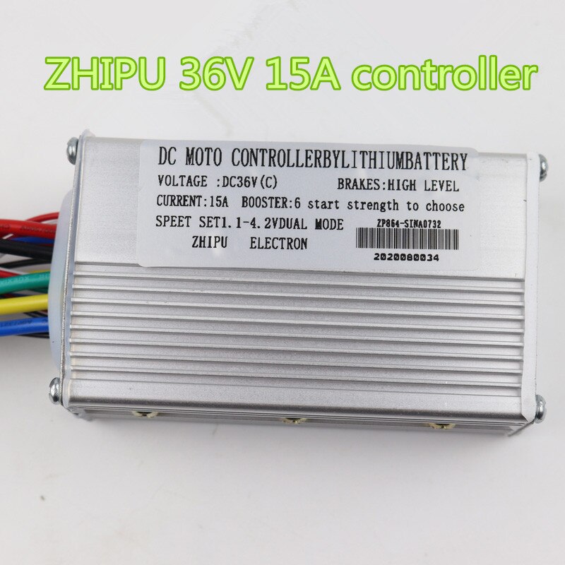 Zhipu Brushless Motor Controller, LCD Display Panel 36V 15A 350W Speed Control System for Mountain Bike: Controller