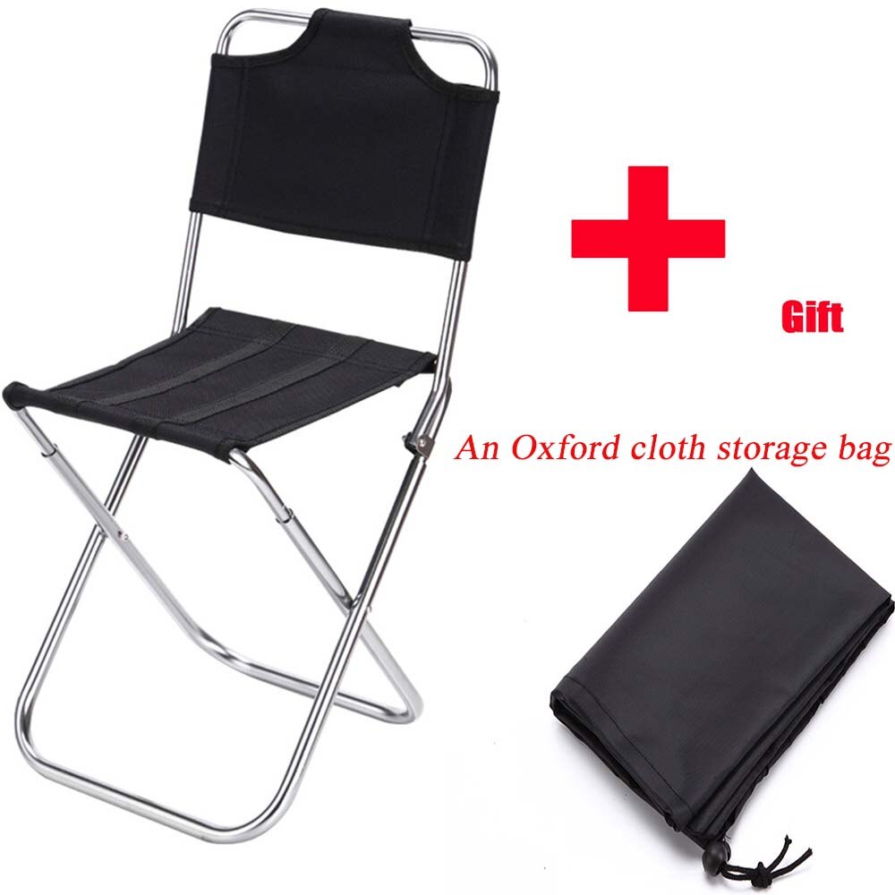 Outdoor Camping Stoel Oxford Doek Draagbare Reizen Ultralight Opvouwbare Superhard Hoge Belasting Strand Wandelen Picknick Zetel Vissen Gereedschap