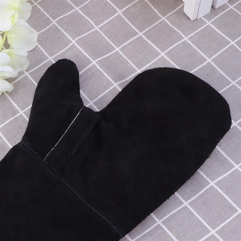 extrem Wärme Feuer Beständig Handschuhe Leder Perfekte für Kamin Herde Backofen Grill Schweißen BBQ Topf Halfter