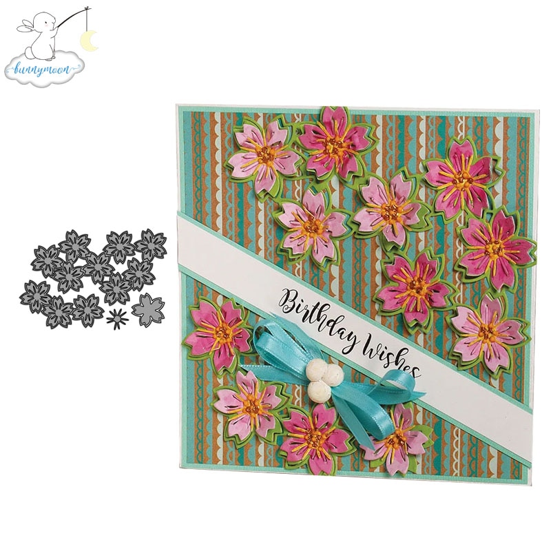 CH Small Flowers Metal Cutting Dies Stencils For Scrapbooking Photo Album Decoration Embossing Paper Card Craft