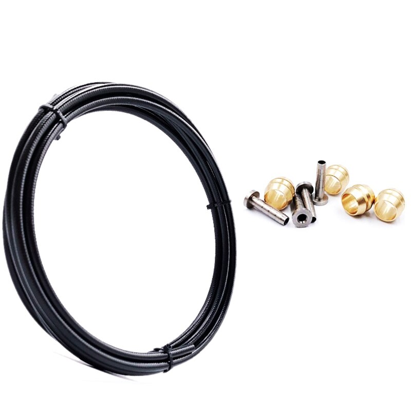 Bh90 fiets remleiding mtb hydraulische schijfrem buis 2.5m connector insert olijf set: Default Title