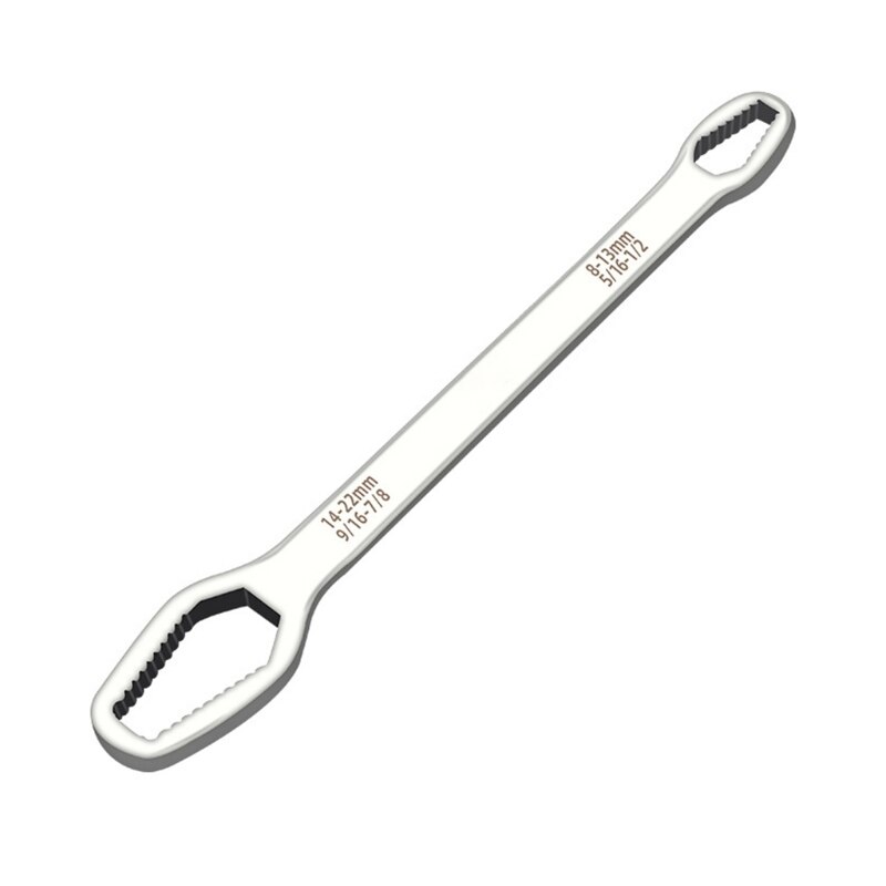 Double End Wrenches Universal Spanner 14-22mm 8-13mm Wrench Key Screw Nut Repair GXMA