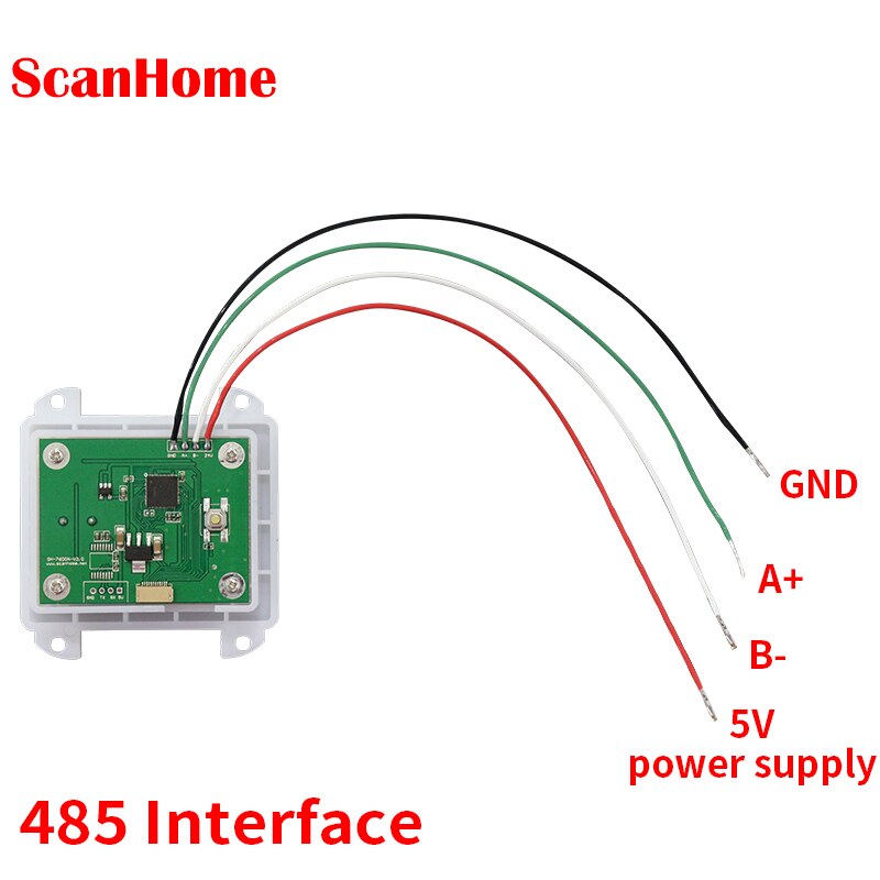 ScanHome 1D 2D CMOS QR Barcode Scanner Module embedded barcode scanner qr pdf417 code reader SH-7600N: 485-5V