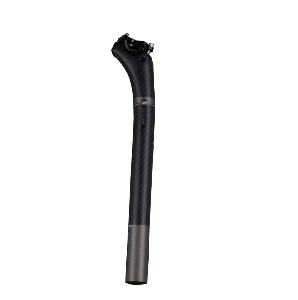 partes de bicicleta de carbono fibra bicicleta sillín MTB Asiento de bicicleta de carretera Barra de 190g de asiento 3k mate 27,2/30,8/31,6*400MM revés 25mm