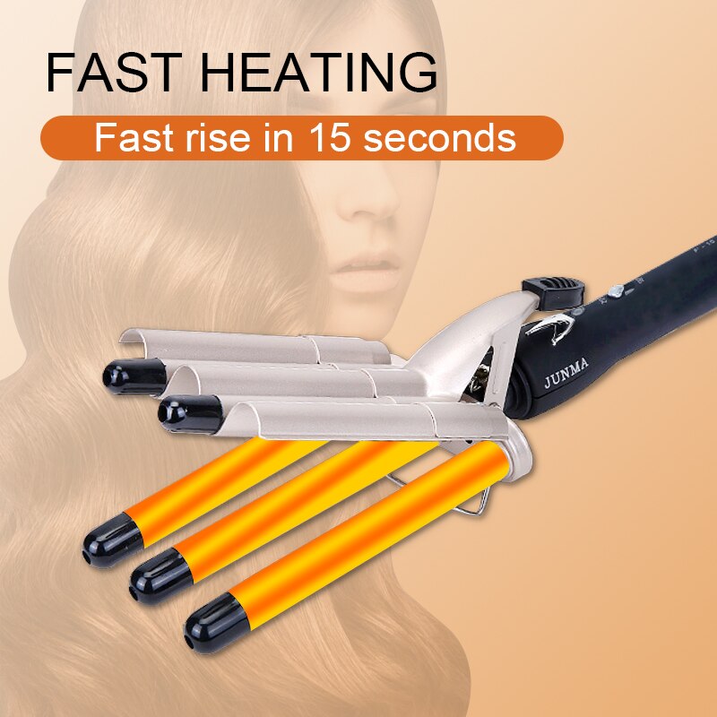 Hair Crimper Curling Iron Ceramic Crimpers Wavers Curler Wand Fast Heating five 5 Barrels Hair Waver Tools for All Types of Hair