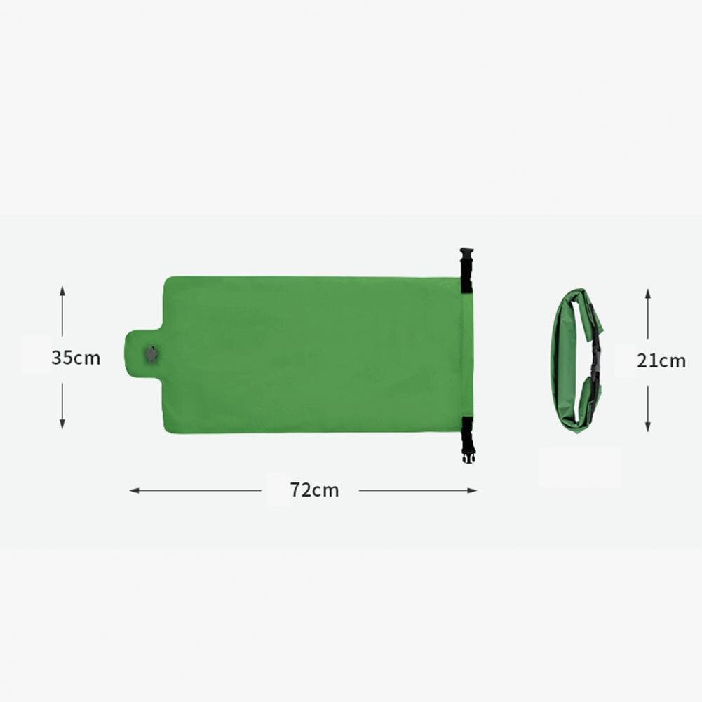 Portable Inflatable Bag Integrated Strap Waterproof Folding Inflatable Flotation Bag Swimming Inflatable Air Bag for Outdoor