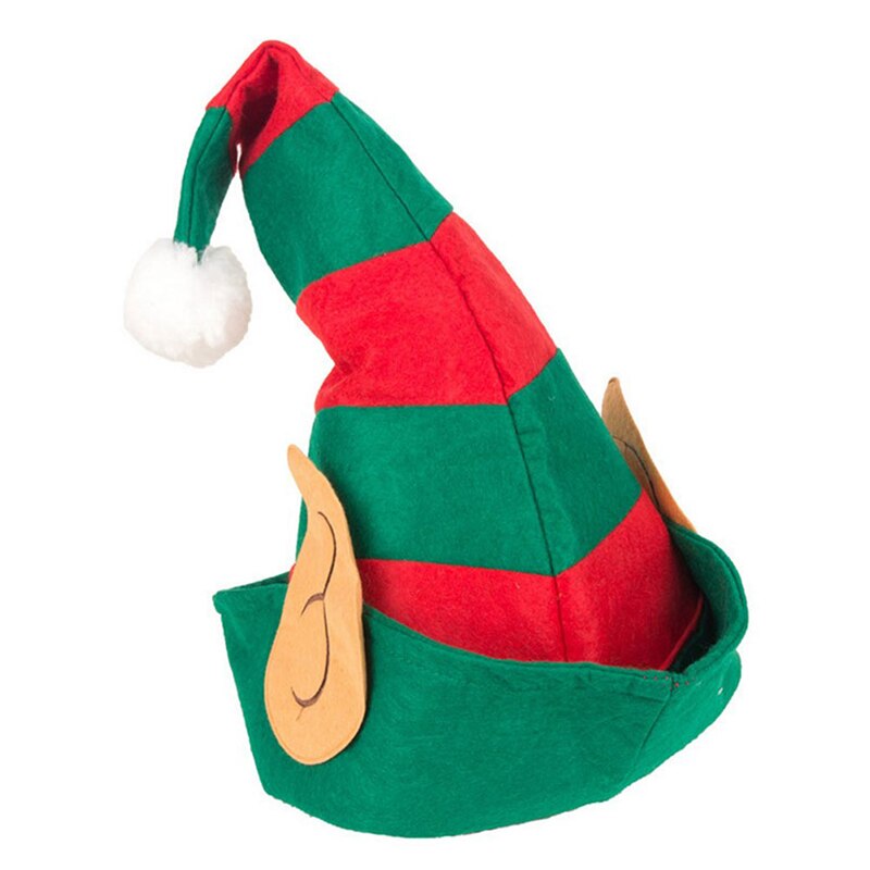Sombrero de elfo de Navidad para niños y adultos, gorra creativa de dibujos animados para niños, mujeres, niños y niñas, accesorios de de Navidad, 1 ud.