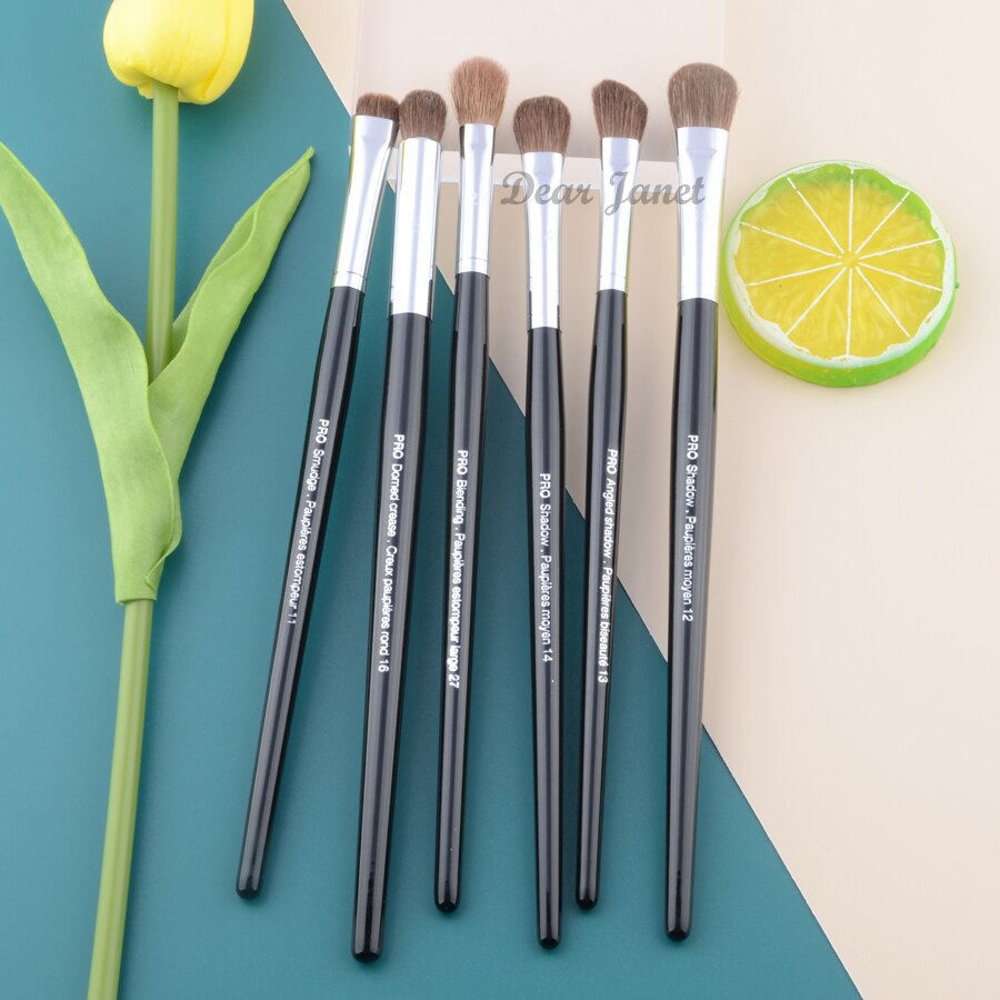 S serie Pro make-up kwasten grote midden kleine size oogschaduw wenkbrauw concealer hoogtepunt eyeliner Lip liner detail Maken up borstel